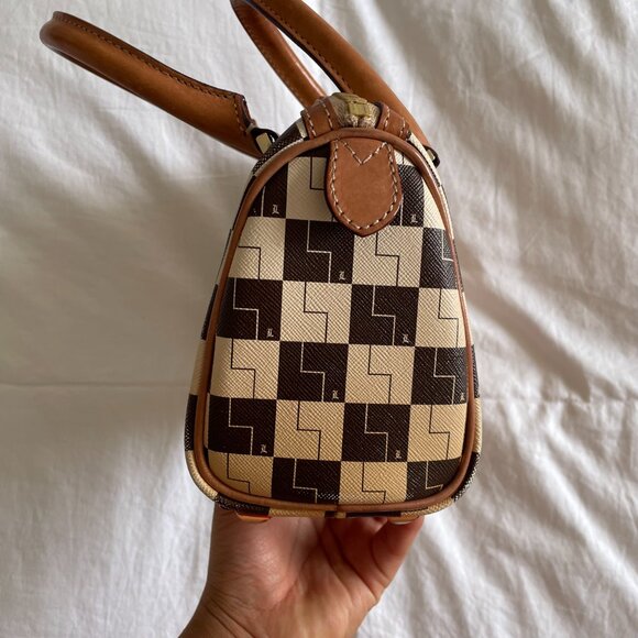 L.A.M.B. Gwen Stefani Checkered Ombré Leather Bag - Picture 4 of 8